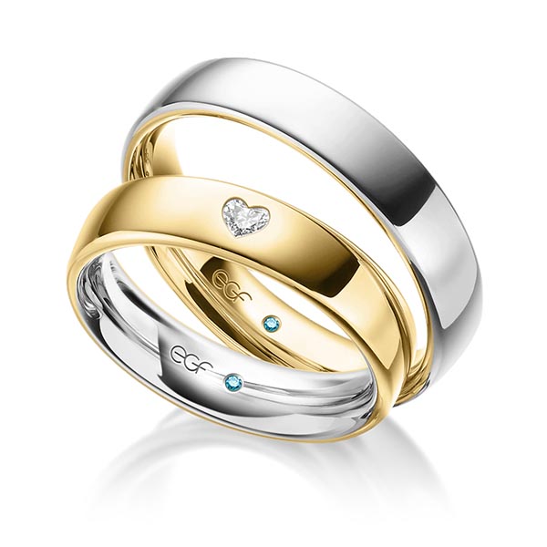 trouwringen-tr0595-geelgoud-grijs-goud TR0595 model in wit en geel glans 5 mm