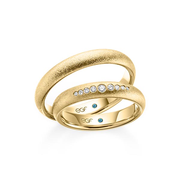 trouwringen-tr0603-geelgoud TR0603 model in geel glamour mat 4 mm