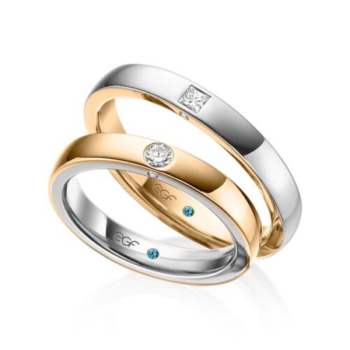 TR0659 model in rosé en wit glans 3,5 mm