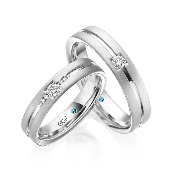 trouwringen-tr0662-witgoud TR0662 model in mat en glans wit 4,5 mm