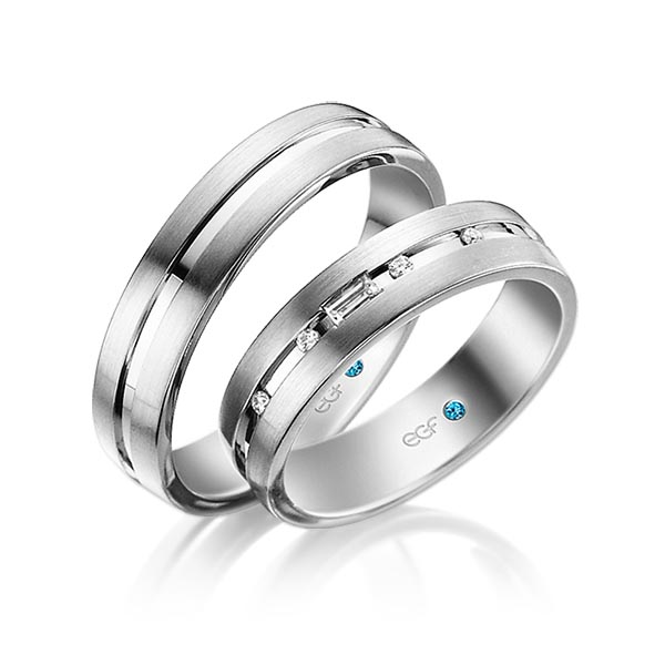trouwringen-tr0722-witgoud TR0722 model wit mat en glans 5 mm