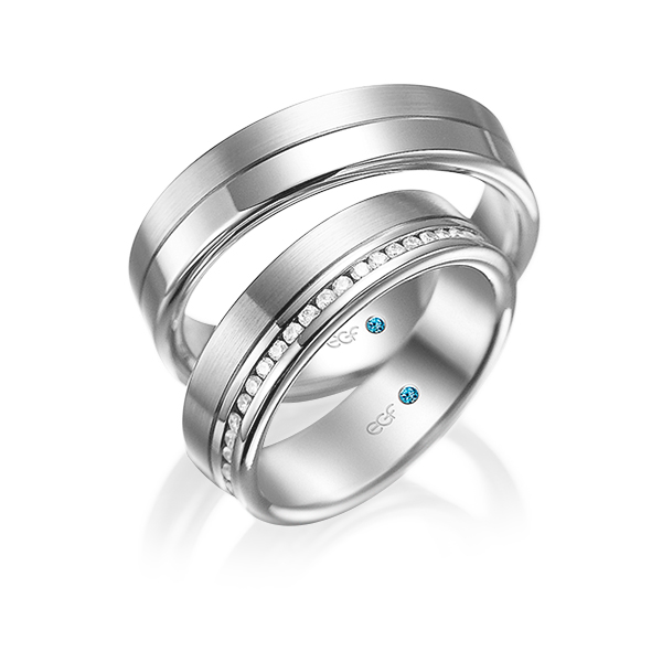 trouwringen-tr0777-witgoud TR0777 model wit in glans en mat 6 mm