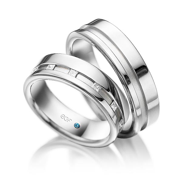 trouwringen-tr0785-witgoud TR0785 model wit glans zand mat 6,5 mm