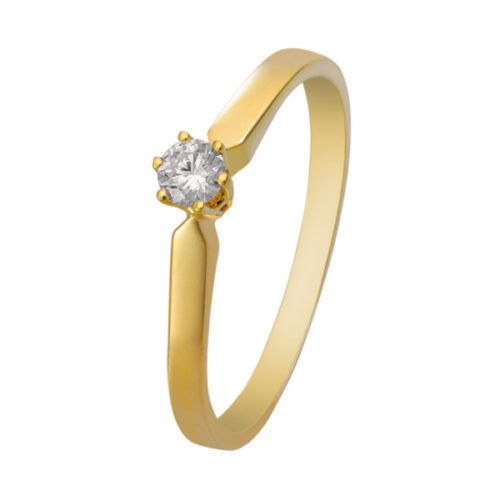 GRV0072E | Eclat R16 ring geelgoud 0,18 ct