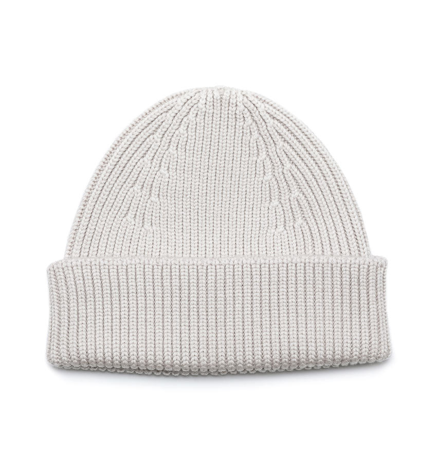 beanie-muts-heren-beige MDHT0001B Muts heren beige merinowol