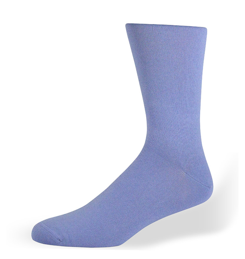 katoenen-heren-sokken-hemels-blauw-s1hb MDSC0001HB extra hoge heren sokken hemels blauw