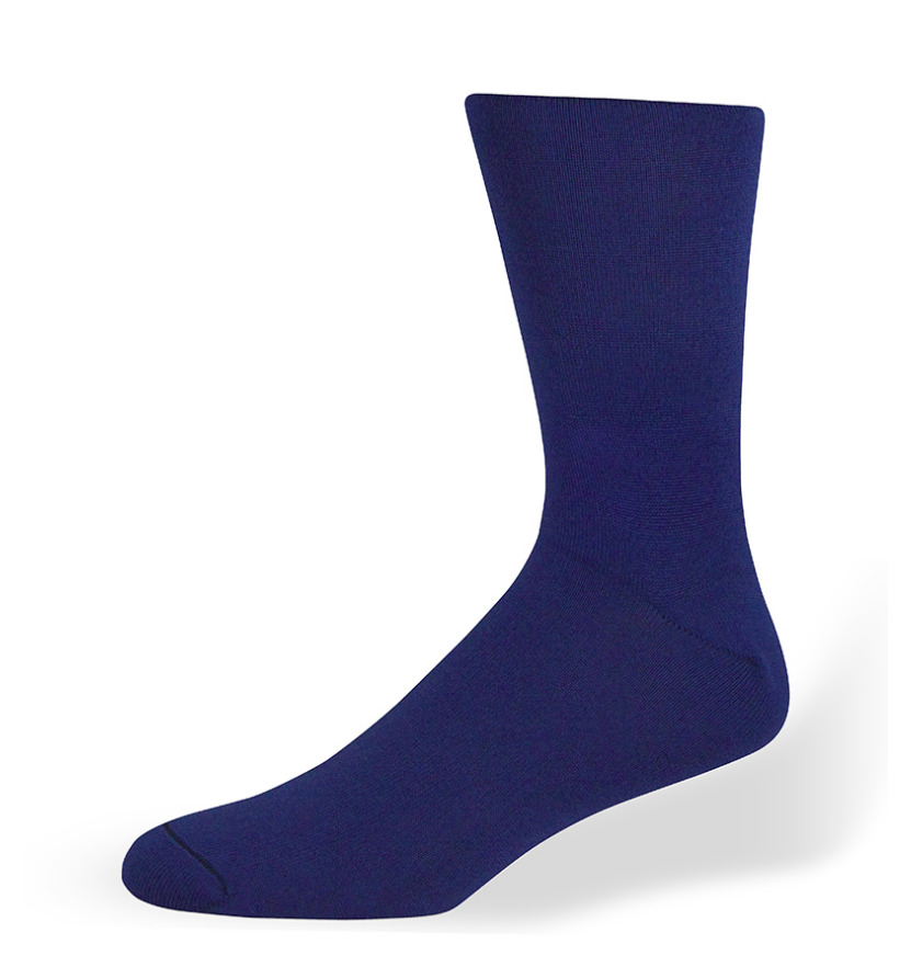 katoenen-heren-sokken-konings-blauw-s1kb MDSC0001KB extra hoge heren sokken Konings blauw