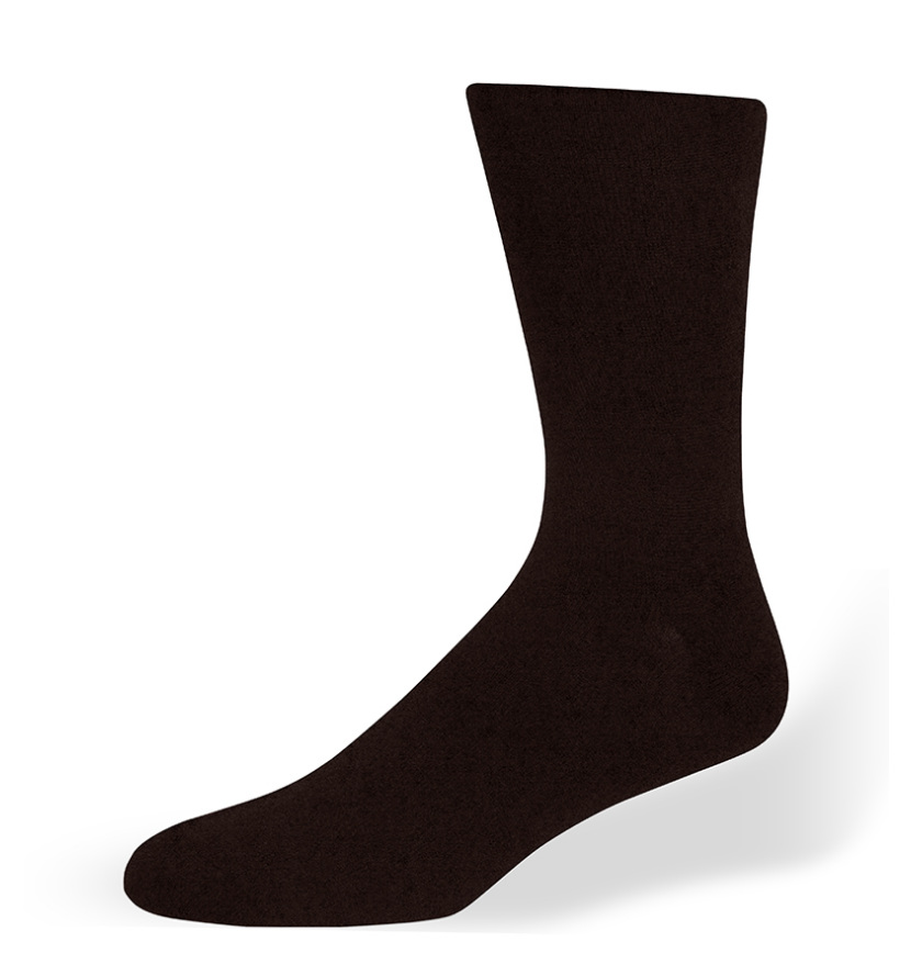 katoenen-heren-sokken-noten-bruin-s1nb MDSC0001NB extra hoge heren sokken noten bruin