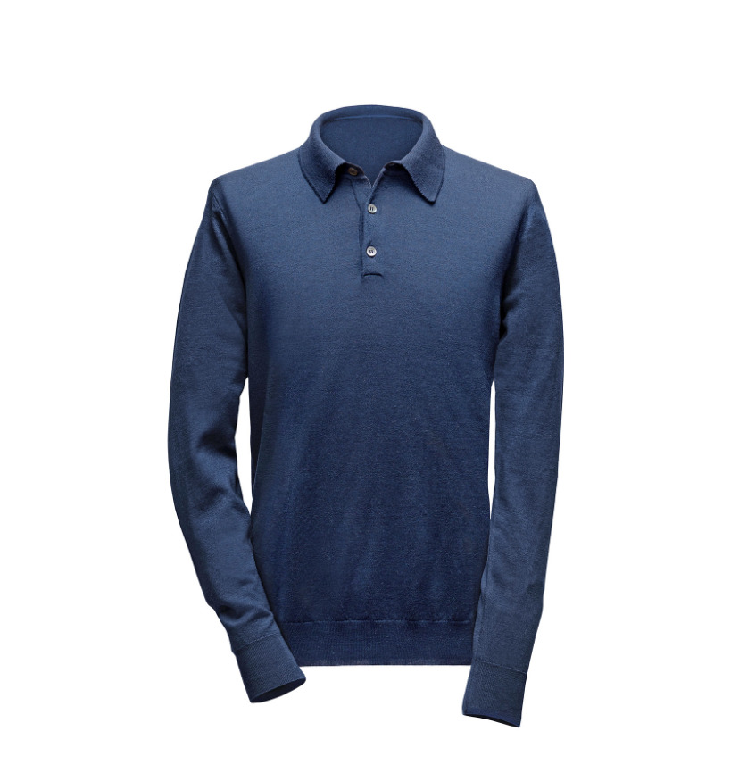 polo-lange-mouwen-heren-kobalt MDPL0005K heren polo lange mouw kobalt blauw