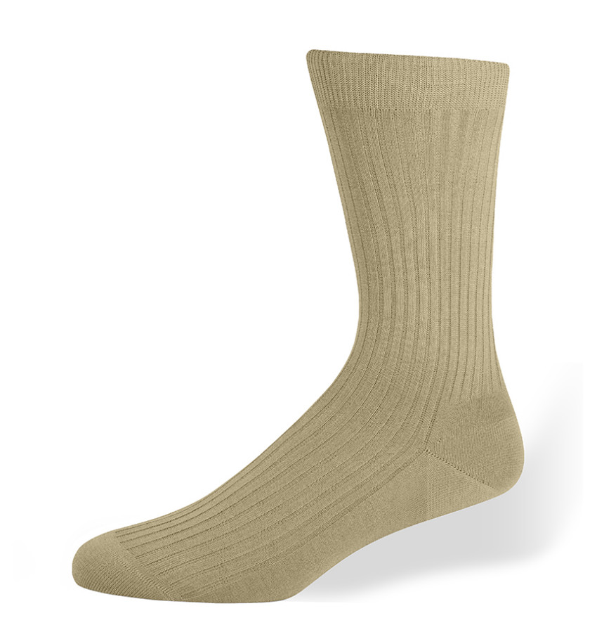katoenen-heren-sokken-beige-s4be MDSC0004BE extra hoge heren sokken beige