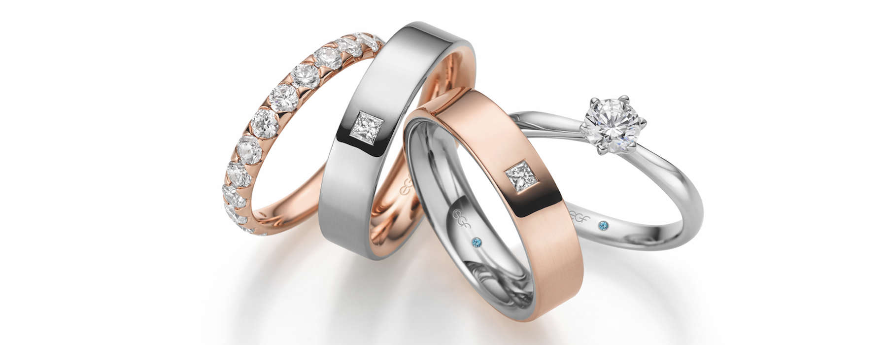 Verlovingsring en trouwring combinatie