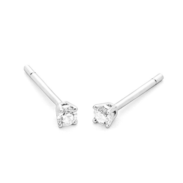 oorsieraad-18k-witgoud-E1101001NWA07 WGO0024E18 | 0,15 ct | Witgoud | 18 karaat