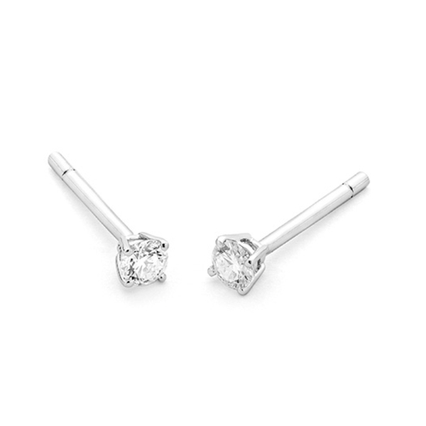 oorsieraad-18k-witgoud-E1101002NWA08 WGO0022E18 | 0,25 ct | Witgoud | 18 karaat