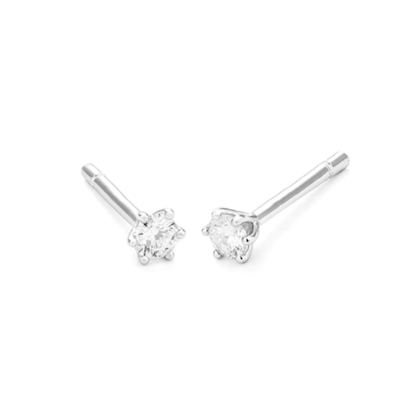 oorsieraad-18k-witgoud-E1104004NWA08 WGO0013E18 | Princes | 0,20 ct | Witgoud | 18 karaat