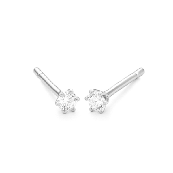 oorsieraad-18k-witgoud-E1104005NWA08 WGO0012E18 | Princes | 0,25 ct | Witgoud | 18 karaat
