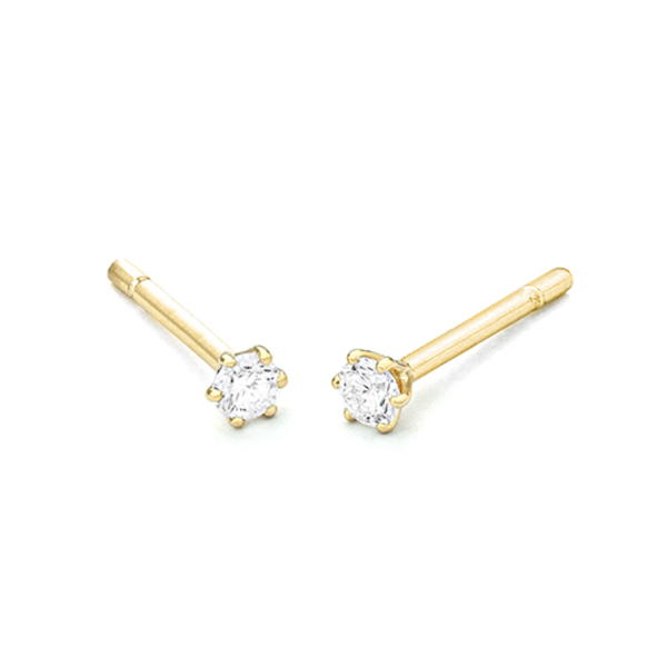 oorsieraad-14k-geelgoud-E1104002VYN07 GGO0054E14 | Princes | 0,10 ct | Geelgoud | 14 karaat