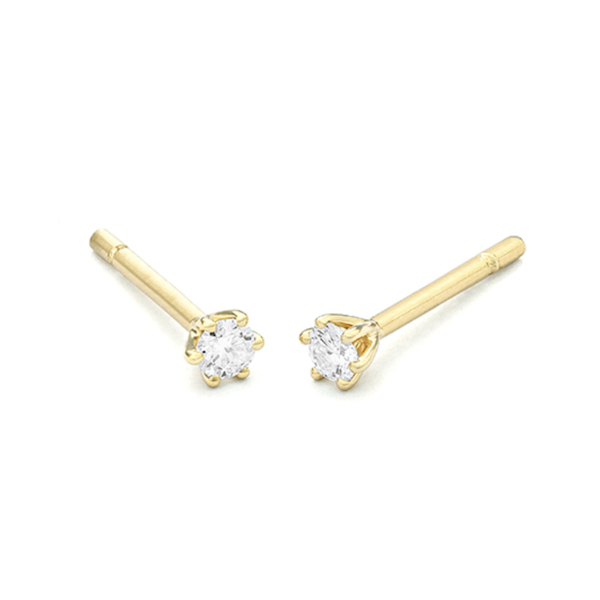 oorsieraad-14k-geelgoud-E1104003VYN07 GGO0055E14 | Princes | 0,15 ct | Geelgoud | 14 karaat