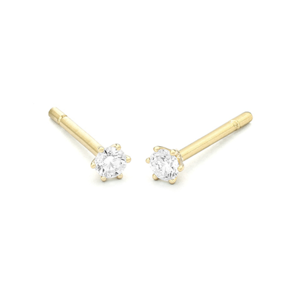 oorsieraad-14k-geelgoud-E1104005VYN08 GGO0057E14 | Princes | 0,25 ct | Geelgoud | 14 karaat
