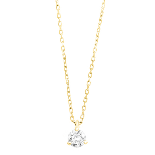 ketting-met-hanger-18k-geelgoud-P1103004GYN02 GGC0013E18 | Triat | 0,20 ct | Geelgoud | 18 karaat