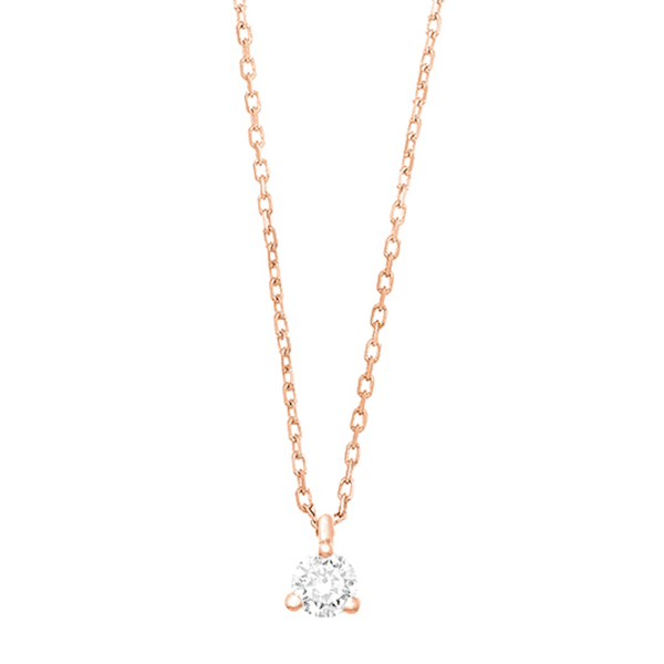 ketting-met-hanger-18k-roodgoud-P1103005GPN02 RGC0016E18 | Triat | 0,10 ct | Roodgoud | 18 karaat