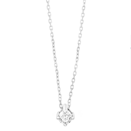 WGC0024E18 | Cross | 0,10 ct | Witgoud | 18 karaat