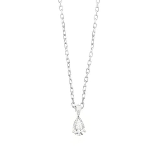 WGC0026E18 | Tear | 0,20 ct | Witgoud | 18 karaat