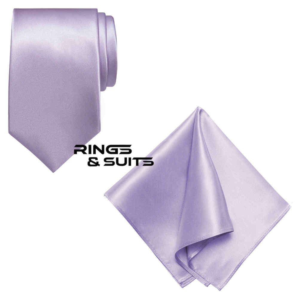 stropdas-pochet-mdts0028-lavendel STSDP0008 Stropdas & Pochet in lavendel