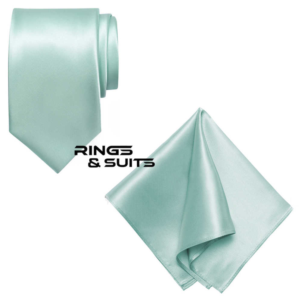 stropdas-pochet-mdts0028-munt STSDP0010 Stropdas & Pochet in mint