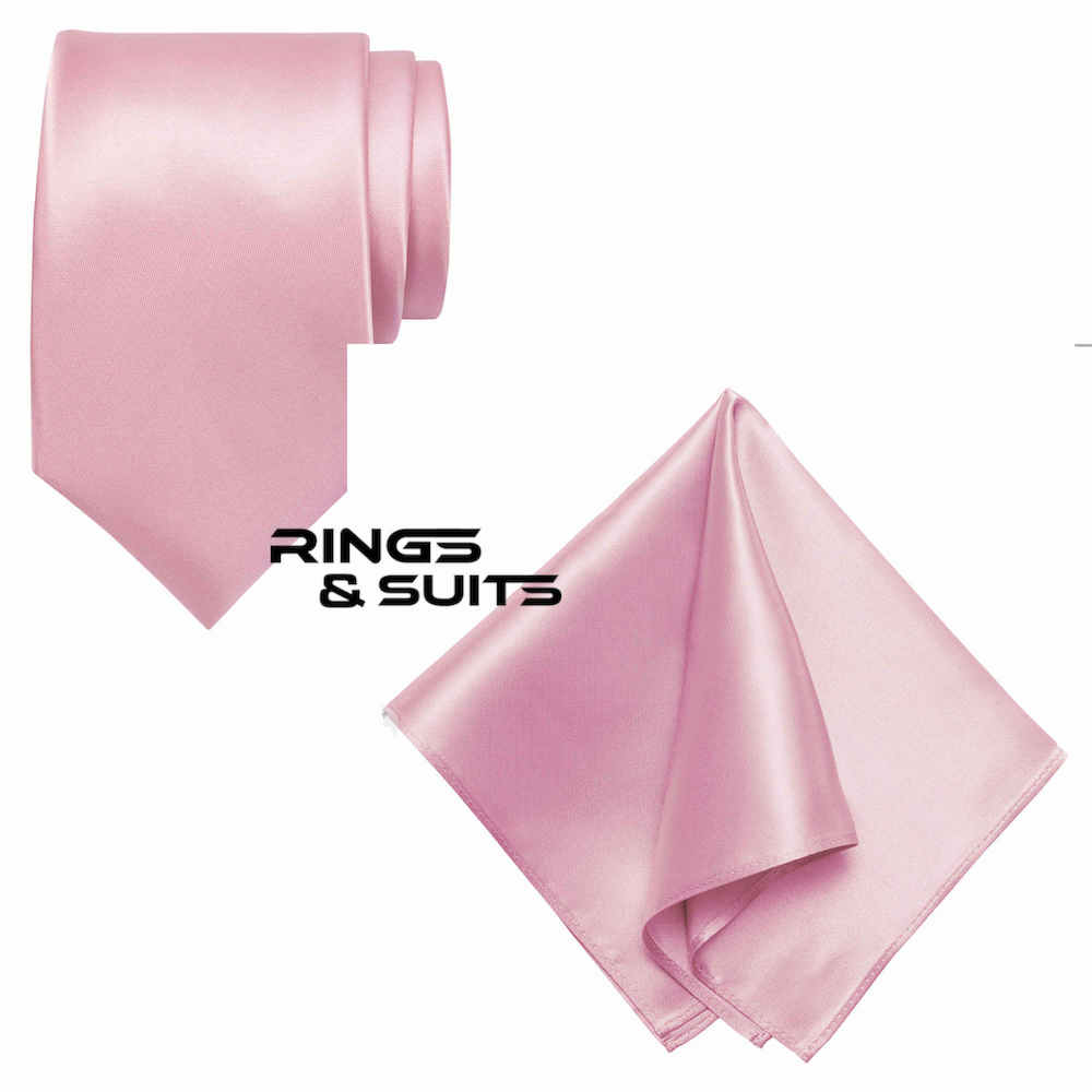 stropdas-pochet-mdts0028-roze STSDP0013 Stropdas & Pochet in roze