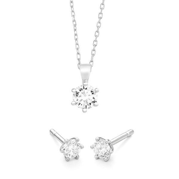 oorsieraad-ketting-hanger-princess-witgoud-e1104301nwa08-p1104105nwa02 WGS0020E18 | Princess set | 1,20 ct | Witgoud | 18 karaat