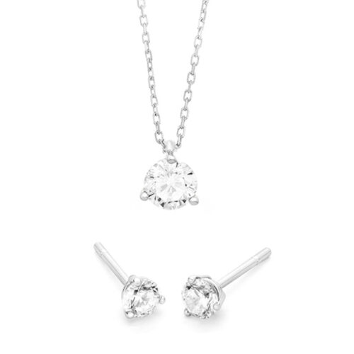 WGS0011E18 | Triat set | 1,50 ct | Witgoud | 18 karaat