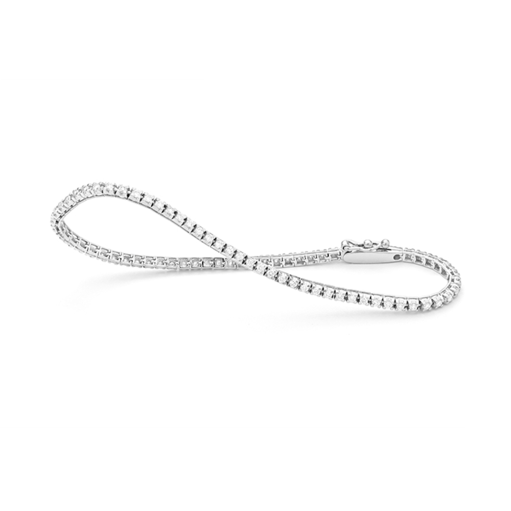 tennis armband met natuurlijke diamanten