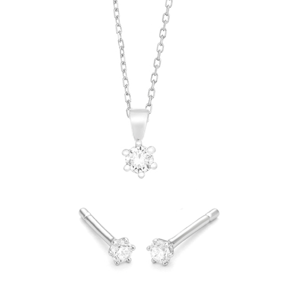 witgouden tijdloze sieraden